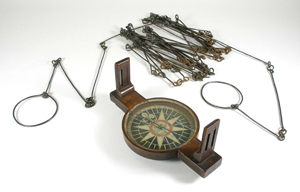 Eighteenth-century survey equipment.